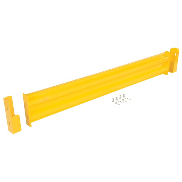 Vestil Drop-In Style Guard Rail 6 Ft - Yellow GR-F2R-DI-6-YL - main